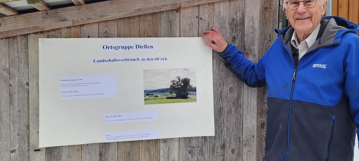Eberhard Sening ist der große alte Mann des Naturschutzes in Dießen