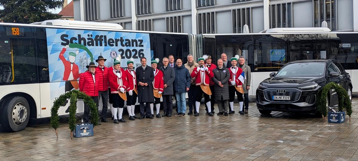 Ingolstädter Schäffler feiern 125-jähriges Bestehen: Auftritte in Ingolstadt und Neuburg