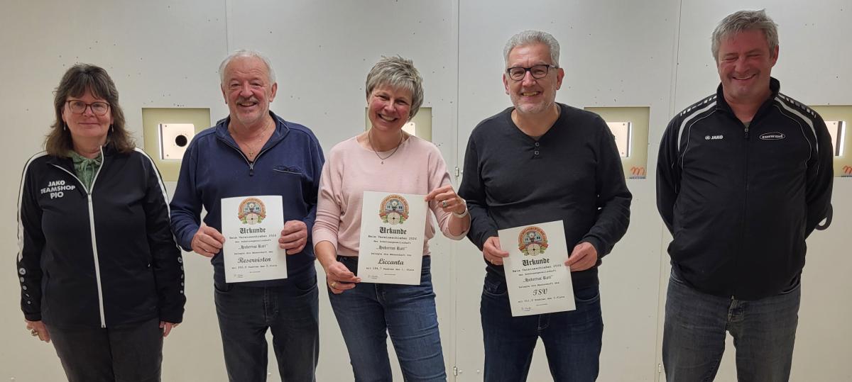 Vereine-Vergleichsschießen bei Hubertus Rott