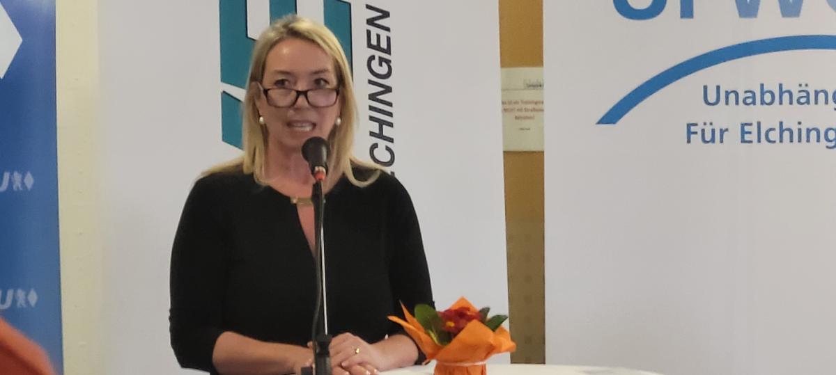 Neujahrsempfang Elchingen: Bürgermeisterkandidatin Miriam Gruß stellt ihre Ziele vor