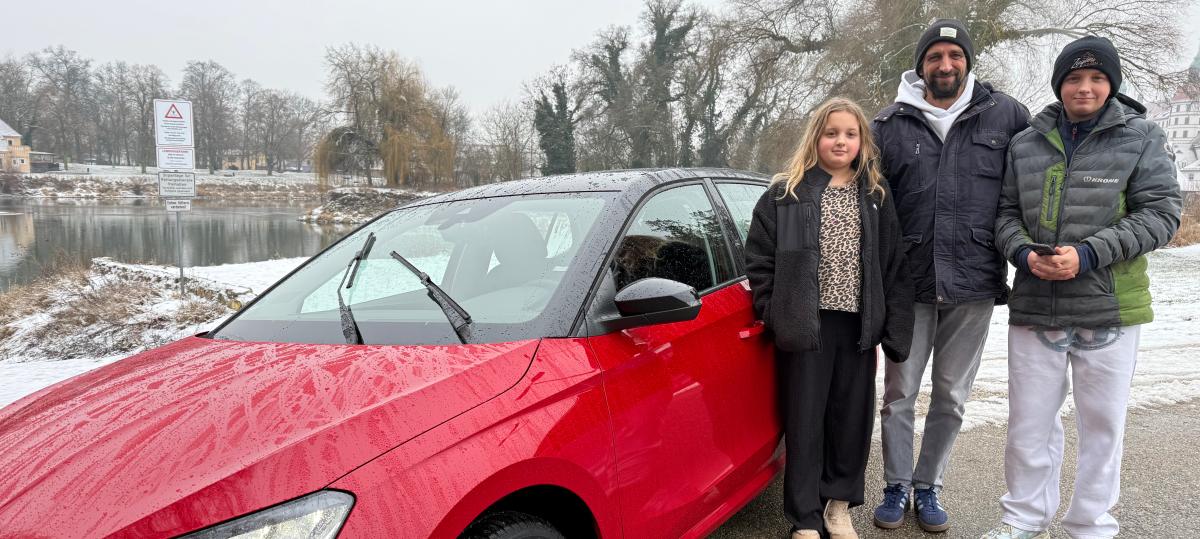 Tochter Lotta als Glücksbringerin: So kam das neue Auto zur Familie Seitle
