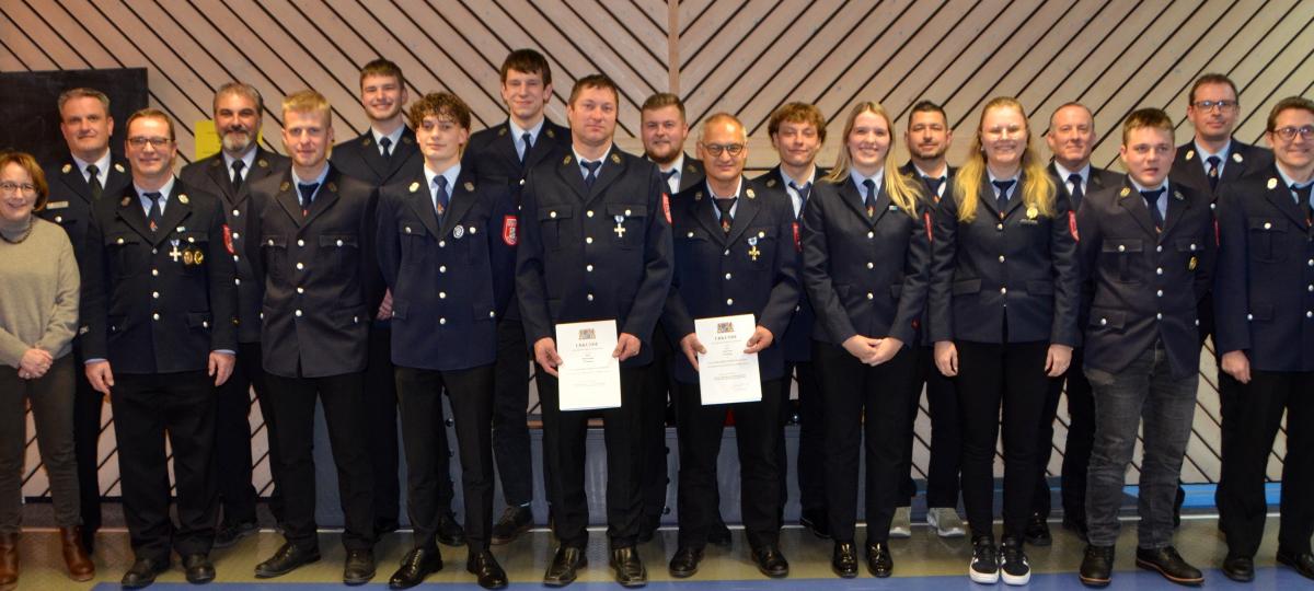 Arbeitsreiches Jahr für die Feuerwehr Stepperg