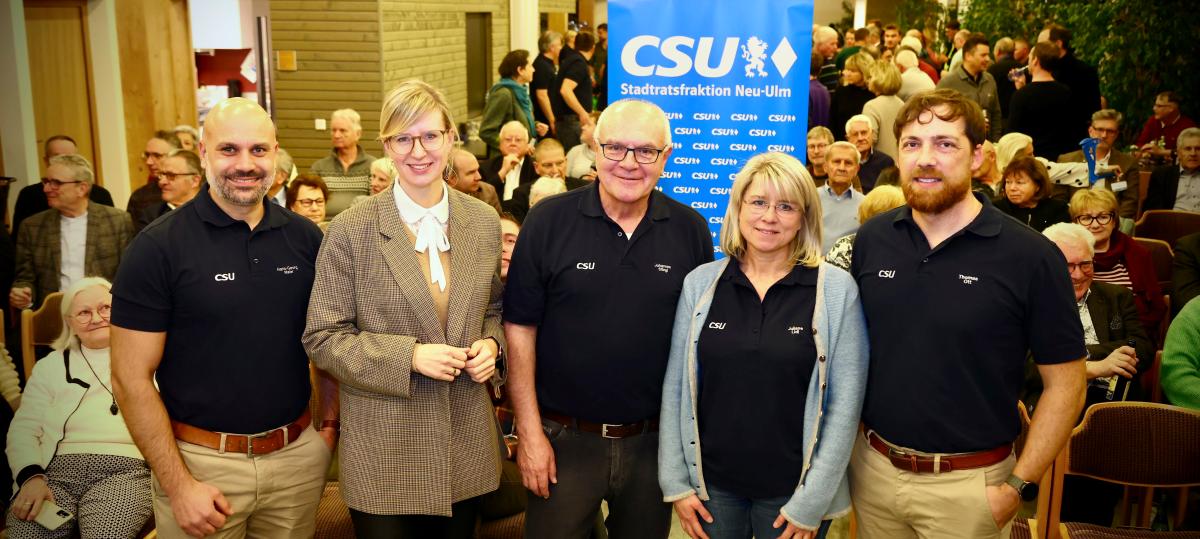 CSU-Neujahrsempfang: Katrin Albsteiger stellt einen Sieben-Punkte-Plan für Neu-Ulm vor