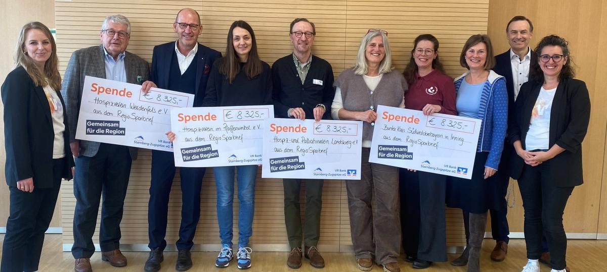 33.300 Euro für Hospize in der Region