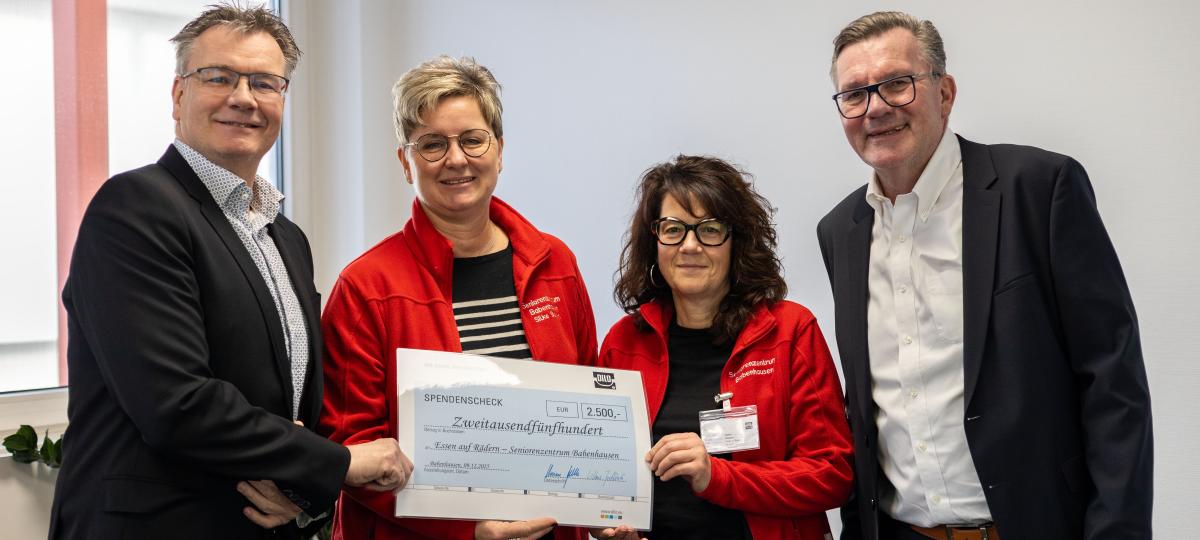 DILO führt Tradition der Weihnachtsspende fort