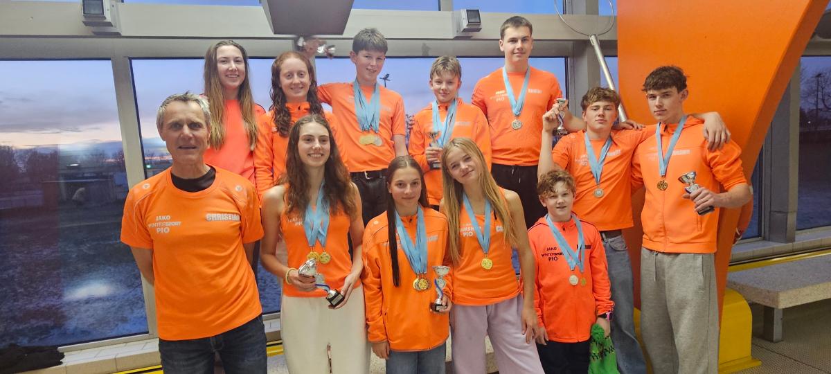 Schwimm-Team des VfL Kaufering startet in Landau erfolgreich ins neue Jahr