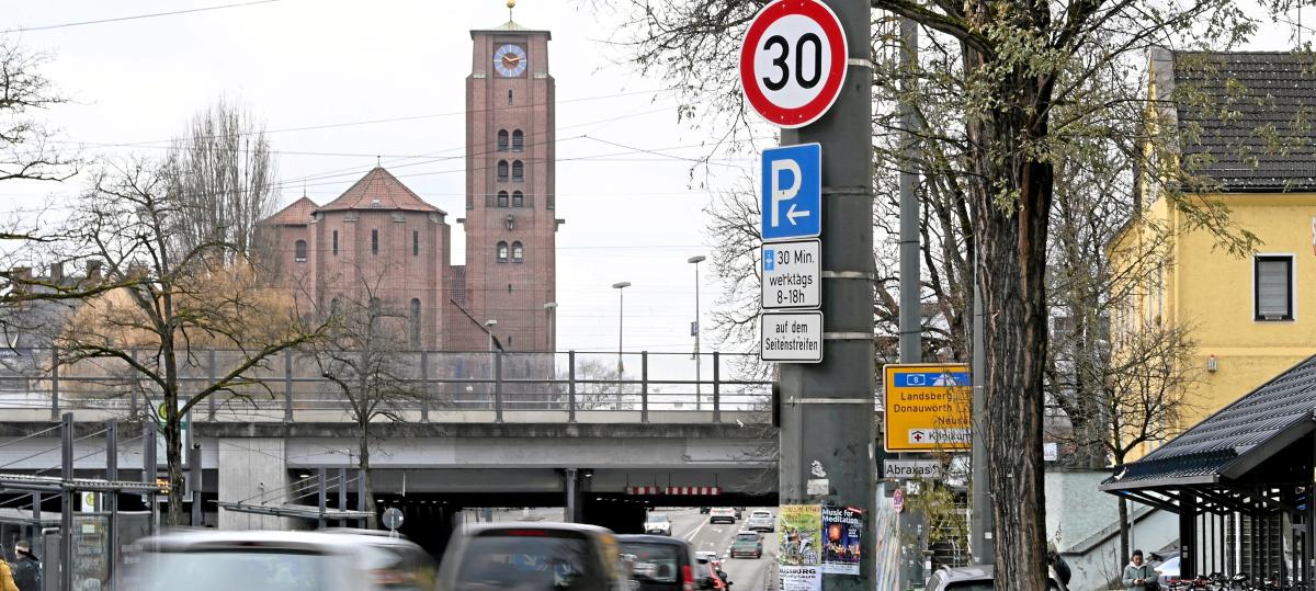 Tempo 30 in Augsburg: Zwei Drittel der Straßen haben schon ein Limit