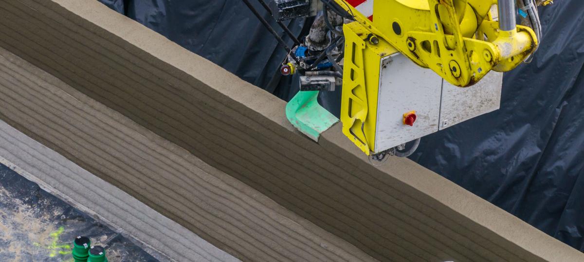 In Weißenhorn ist der erste Keller im 3D-Betondruckverfahren entstanden