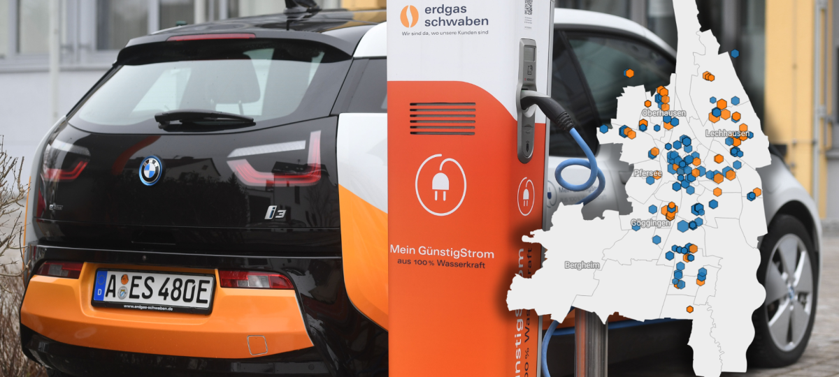 So viele E-Ladestationen gibt es inzwischen in Augsburg