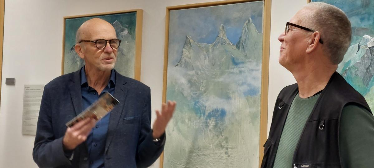 Gebirgslandschaften entspringen der Fantasie des Künstlers