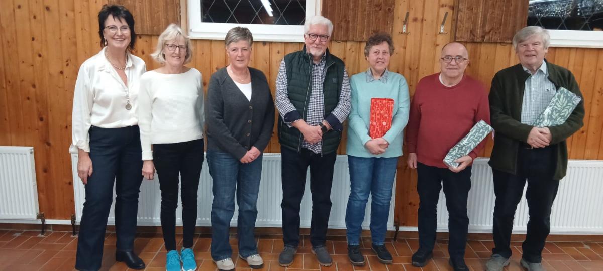 Ehrung für treue Mitglieder