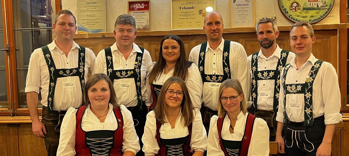 Neuer Vorstand bei der Blaskapelle Unterroth