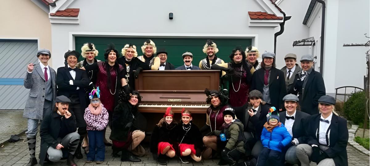 Gaudiwurm Kettershausen: Die Männergarde AH-Lonia ist zum zehnten Mal dabei