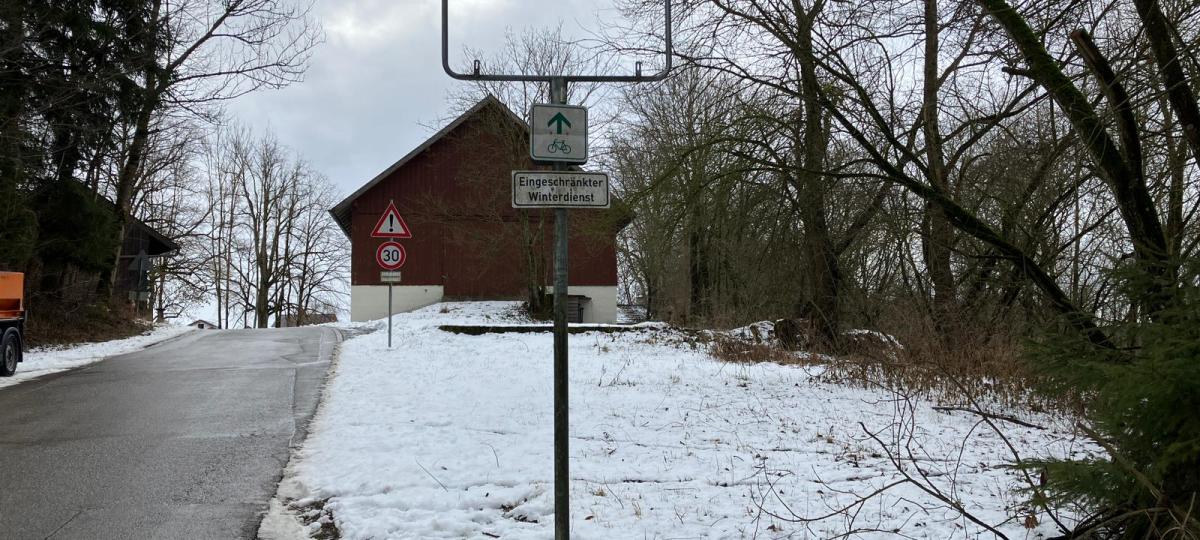 Wo ist das Apfeldorfer Ortsschild hin?