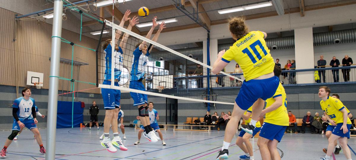 Ein fast perfekter Heimspieltag für die Herren der Lechrain Volleys