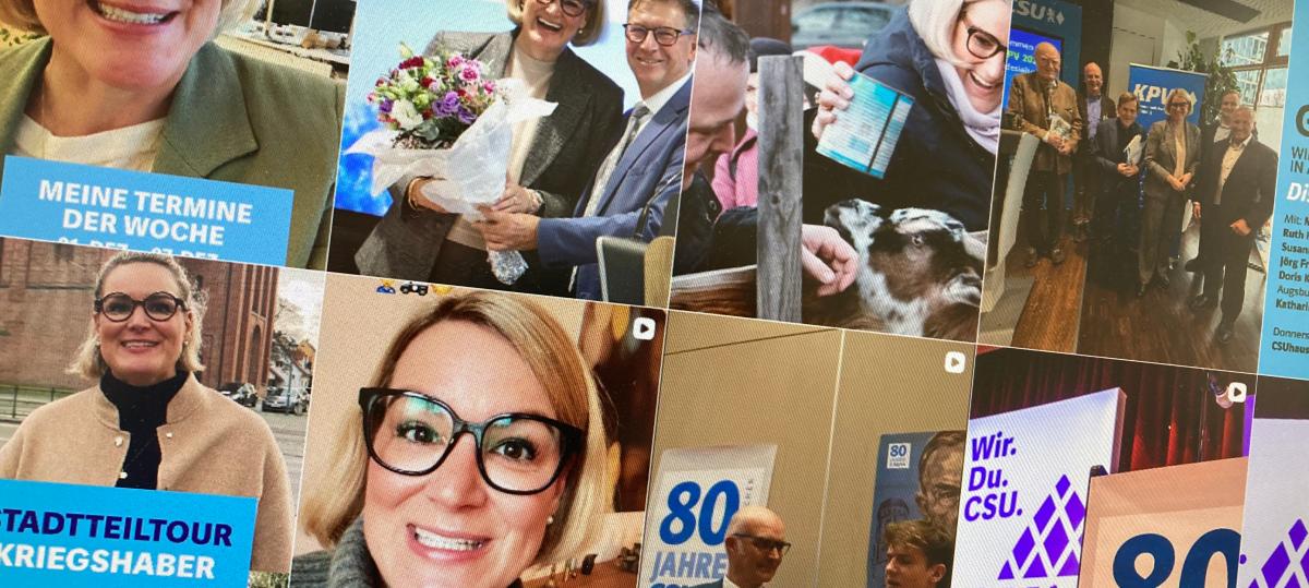 In der Grauzone? Opposition kritisiert Instagram-Auftritt der Augsburger CSU