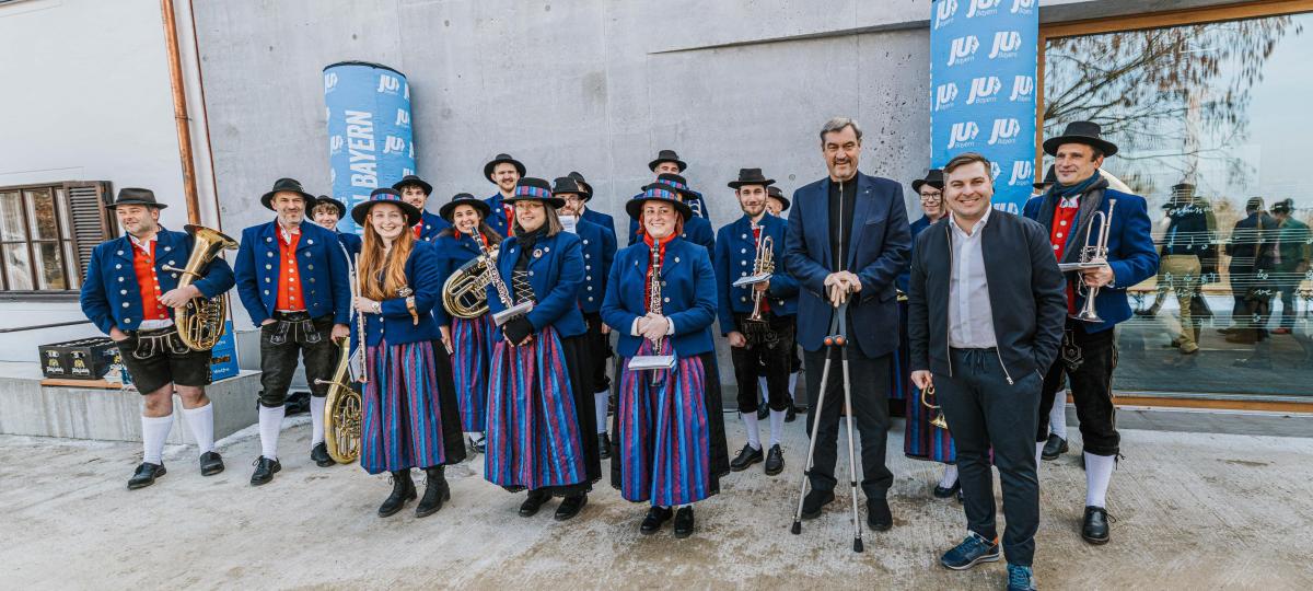 Ministerpräsident Söder und weitere CSU-Spitzenpolitiker bei Tagung der Parteijugend in Dießen