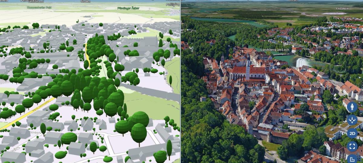 Die Stadt Landsberg präsentiert den Digitalen Zwilling
