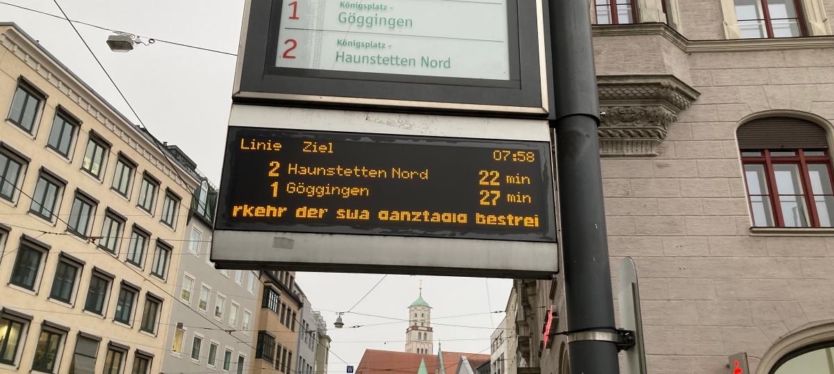 ÖPNV-Warnstreik in Augsburg: So ist die Lage im Nahverkehr