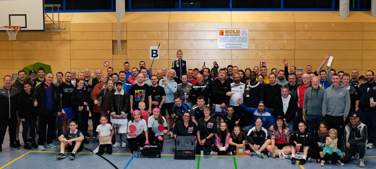 Tischtennis-Hobby-Turnier voller Erfolg