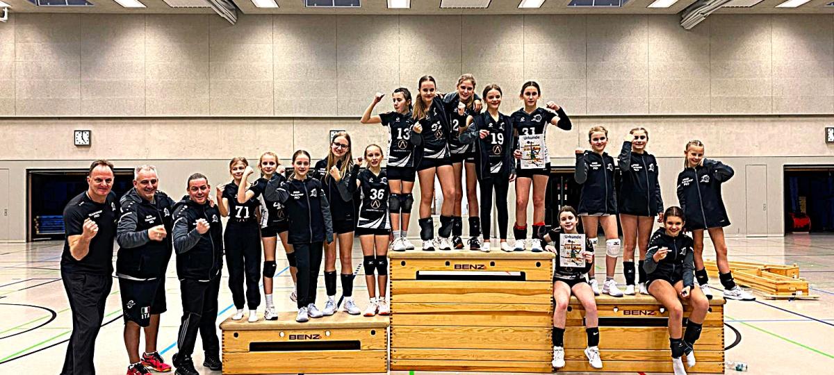 U13-Mädchen der Lechrain Volleys fahren mit drei Teams zur oberbayerischen Meisterschaft