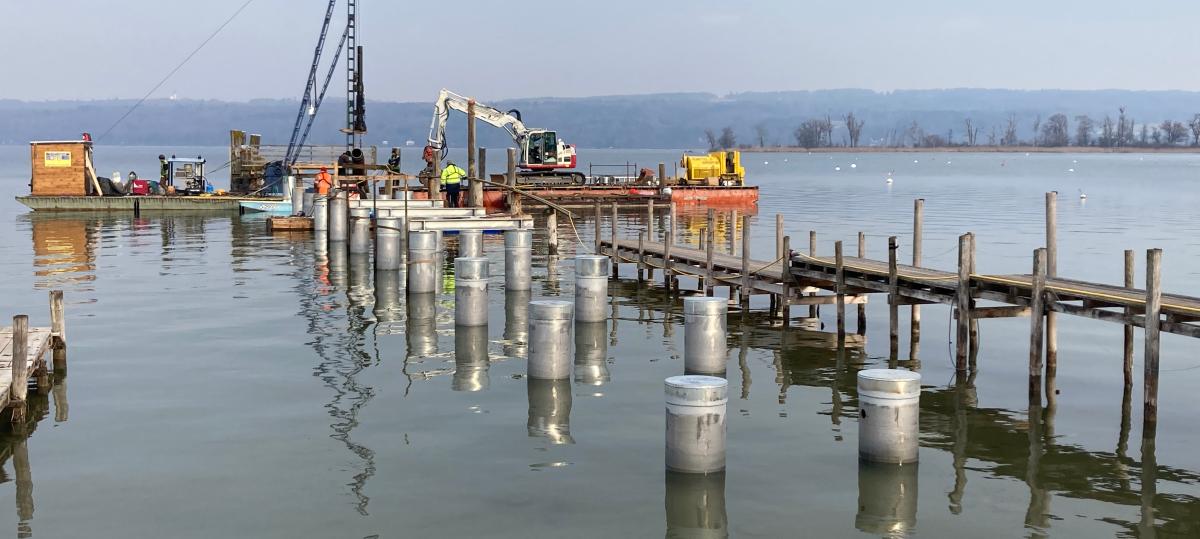 Neuer Dampfersteg in Dießen wird nicht mehr nur aus Holz errichtet