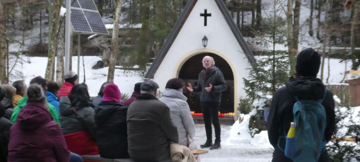 Lichtmessfeier an der Crescentia-Kapelle in Dienhausen