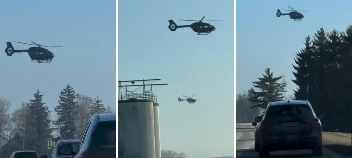 „Wie bei James Bond“: Vier Hubschrauber im Tiefflug bei Neu-Ulm