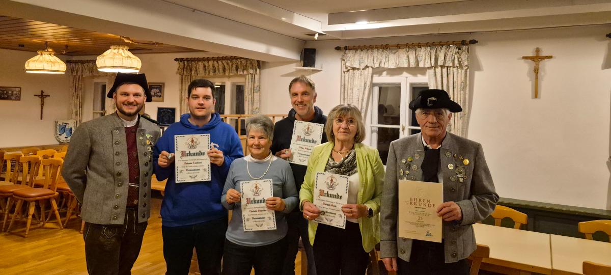 Jahreshauptversammlung der Freischützen Geltendorf