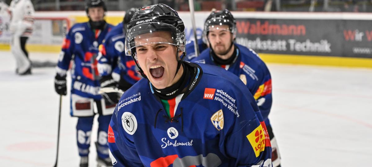 Der HC Landsberg startet mit einem Heimsieg in die Play-offs der Eishockey-Bayernliga