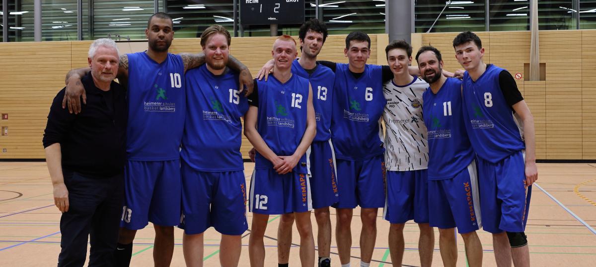 In Grünwald belohnen sich die Landsberger Basketballer für ihren großen Kampf