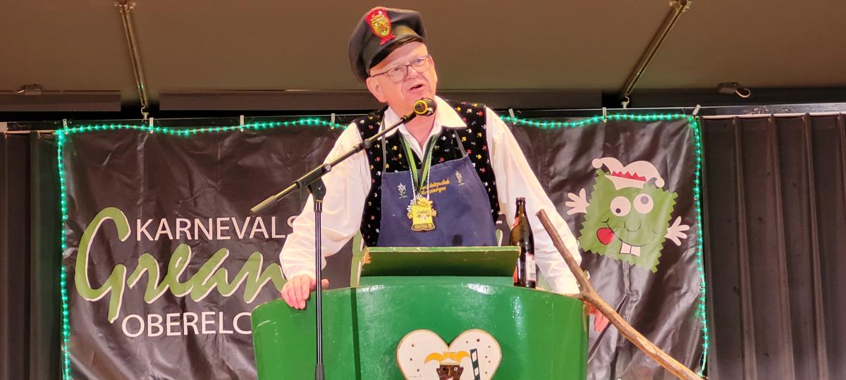 Büttenrede und Windrad-Witz: Beste Stimmung bei Greane-Krapfa-Prunksitzung