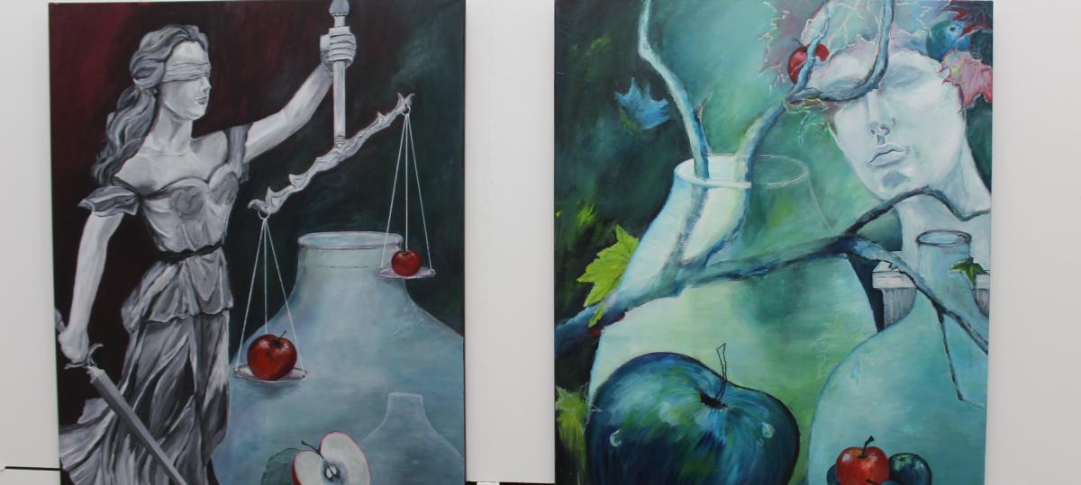 Ausstellung in Landsberg: Bei Rike Brysch treffen sich Farben und Formen