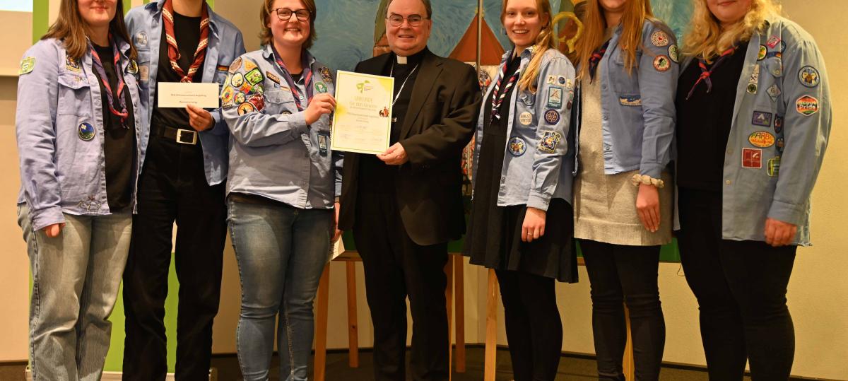 Pfadfinderinnenschaft St. Georg gewinnt den Bischof-Simpert-Preis