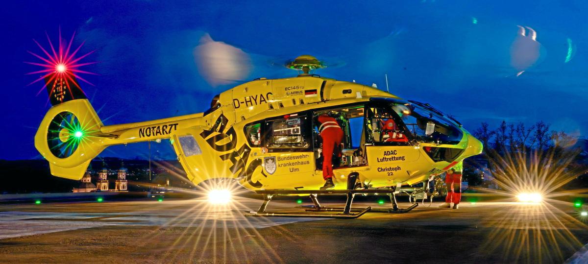 Notfallversorgung im Wandel: Weniger Einsätze für den Ulmer Rettungshubschrauber Christoph 22