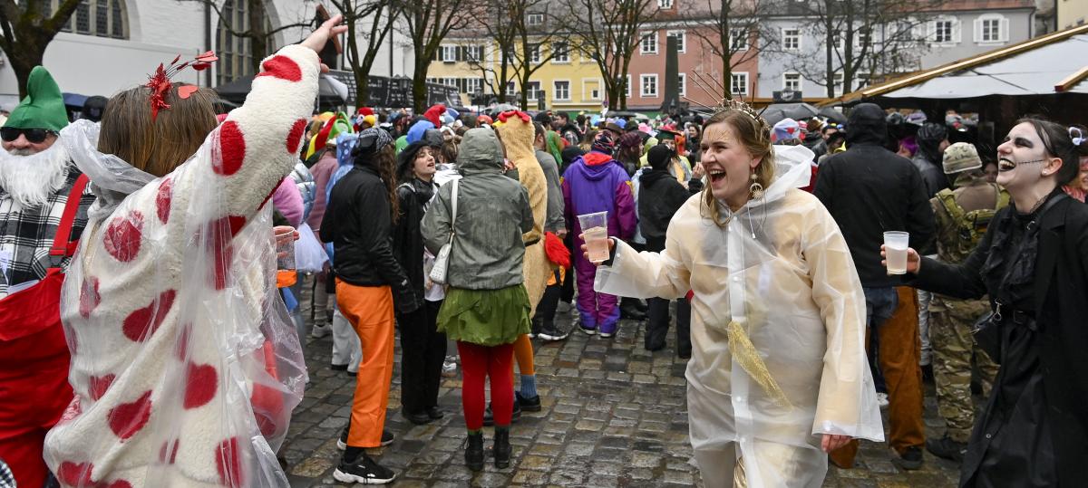 Das stürmische Partytreiben am Lumpigen in Landsberg