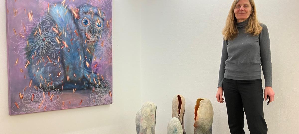 In der Ecke-Galerie wird Textildesign zu Kunst