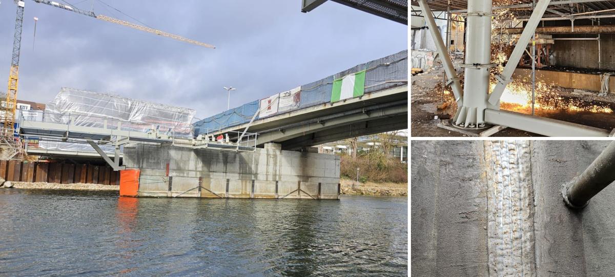 Neubau der Gänstorbrücke im Verzug: Jetzt wird auch sonntags gearbeitet