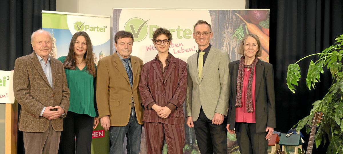 Mehr Umwelt, weniger Tierversuche und ein Herzensanliegen: Was die V-Partei³ für Augsburg plant