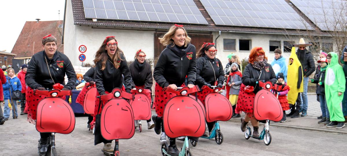 So war der Faschingsumzug in Finningen