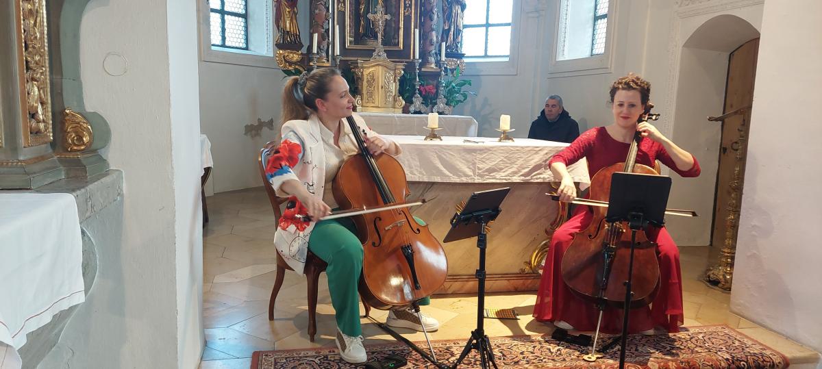 Eine ziemlich wilde Mischung beim Konzert am Faschingssonntag in St. Ottilien