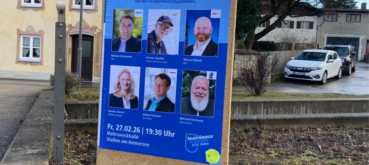 Bürgermeisterwahl in Dießen: Alle sechs auf einem Streich