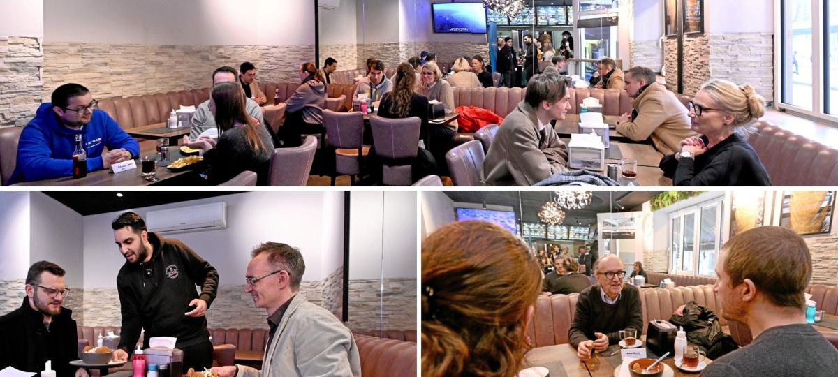 Politik „mit alles und scharf“: Augsburgs OB-Kandidaten stellen sich im Döner-Laden den Wählern