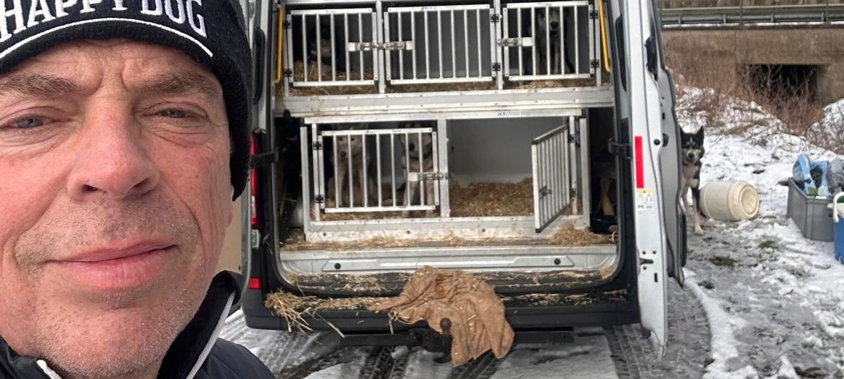 Der Penzinger Jürgen Stolz geht mit zwölf Huskys auf große Schweden-Tour