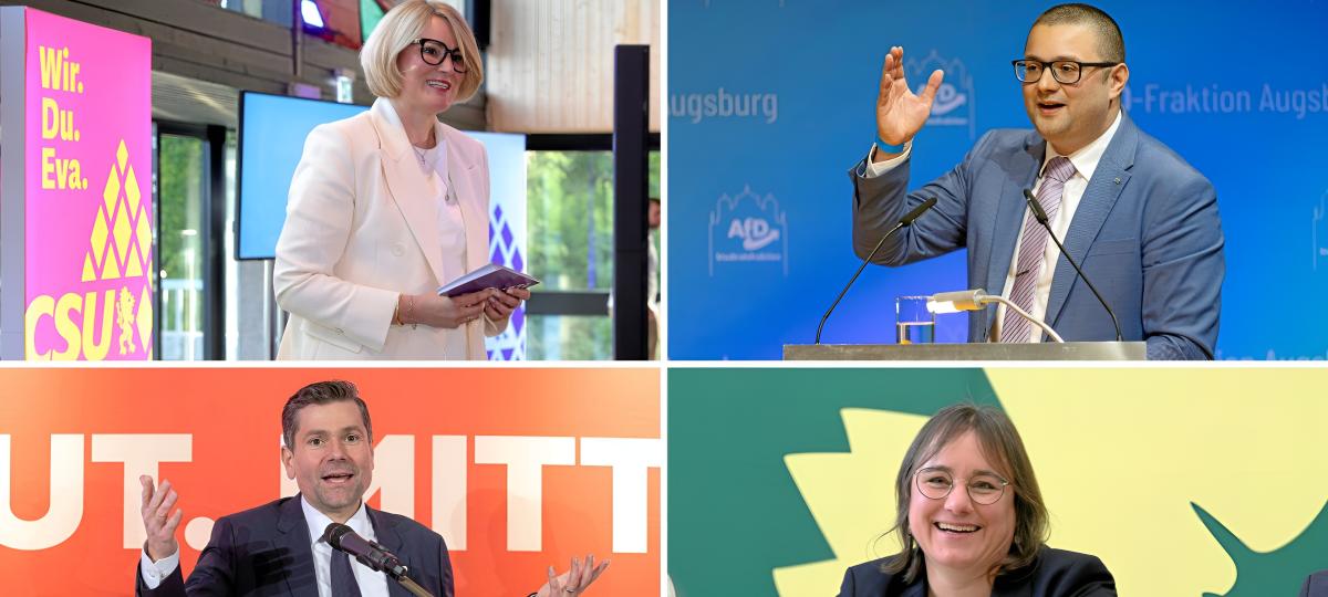 Live-Podium zur OB-Wahl in Augsburg: Hier können Sie die Diskussion nachschauen