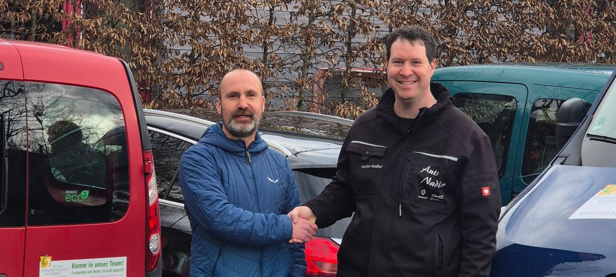 Zusammenhalt zwischen dem Sozialtherapeutisches Netzwerk e. V. und Auto Nadler