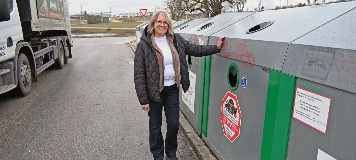 Zwei Sammelstellen geschlossen: Vorerst keine neuen Glascontainer-Standorte in Neuburg