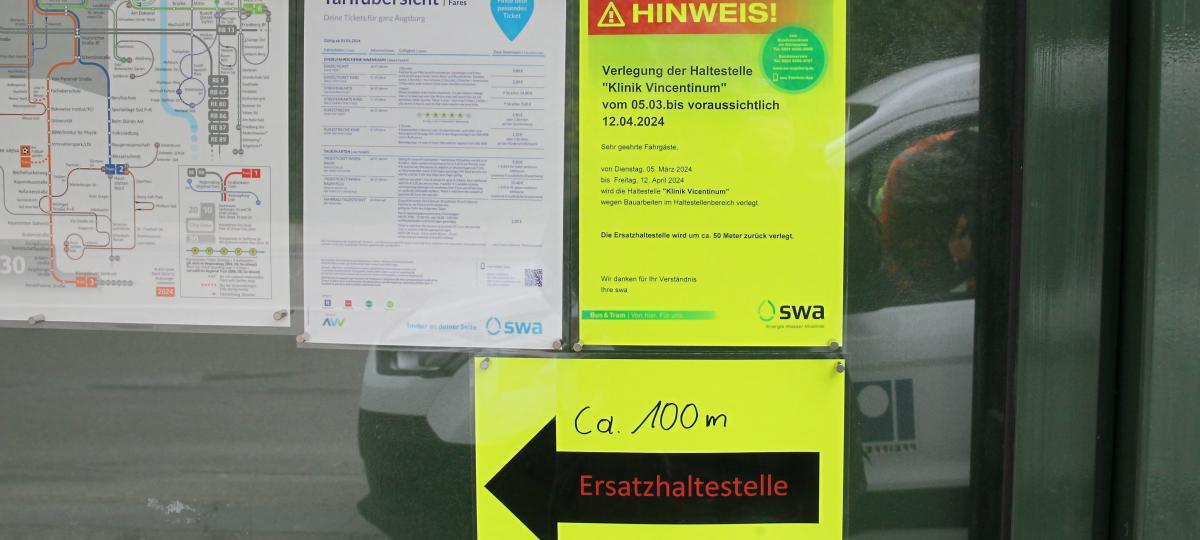 Barrierefreie Haltestellen in Augsburg: Das ist für das Jahr 2026 geplant