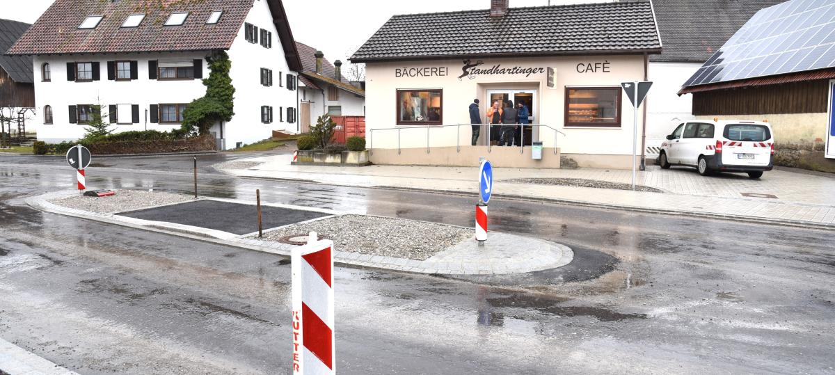 Vollsperrung: Die Arbeiten an der Fellheimer Ortsdurchfahrt sollen Anfang März weitergehen