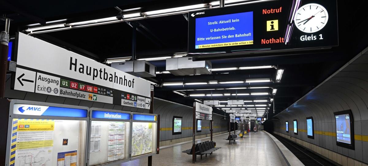 13 Städte in Bayern von neuem Warnstreik im Nahverkehr betroffen